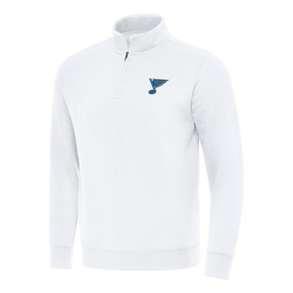 NHL St. Louis Blues Antigua Victory Quarter-Zip Pullover Top