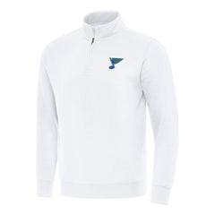 NHL St. Louis Blues Antigua Victory Quarter-Zip Pullover Top