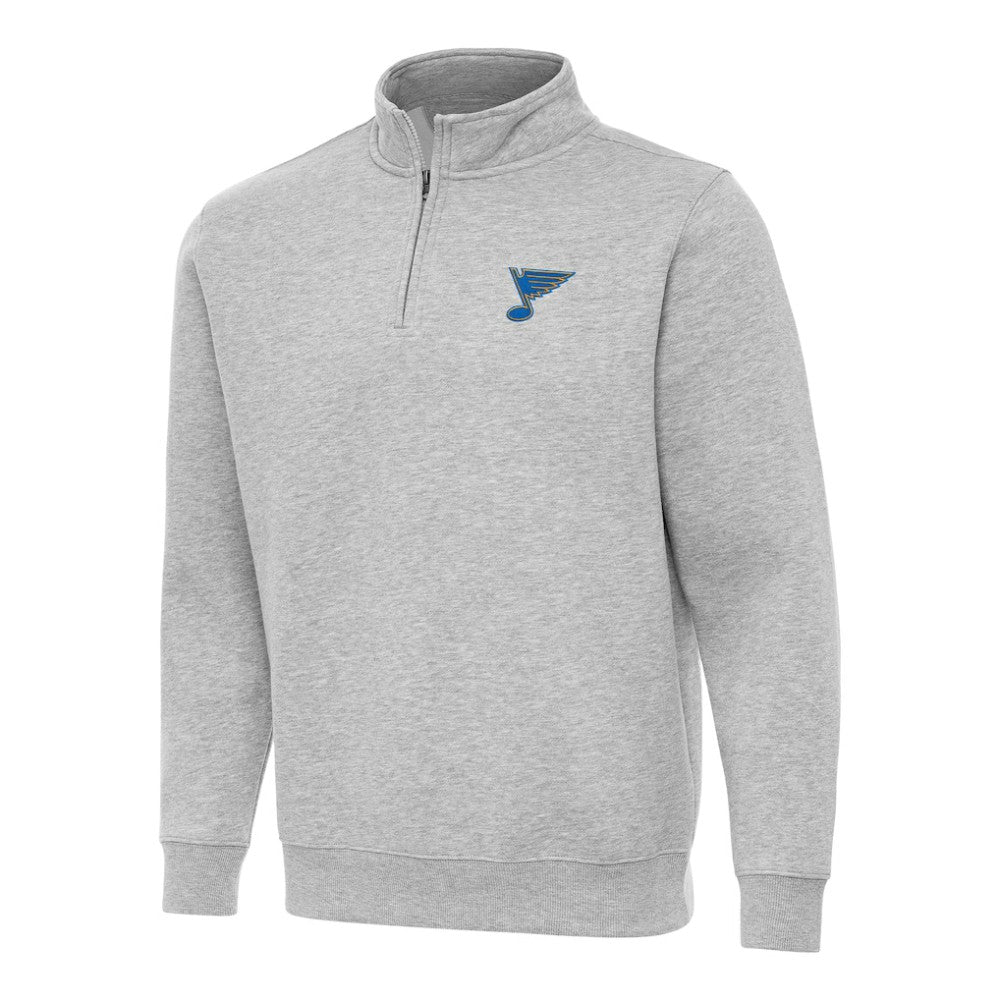 NHL St. Louis Blues Antigua Victory Quarter-Zip Pullover Top