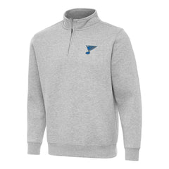 NHL St. Louis Blues Antigua Victory Quarter-Zip Pullover Top