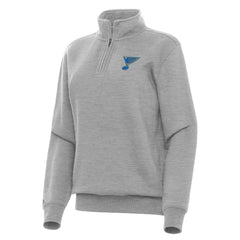 NHL St. Louis Blues Antigua Women's Victory Quarter-Zip Pullover Top