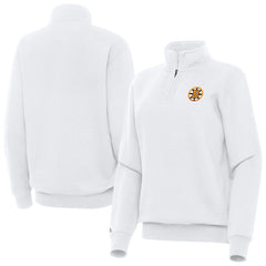 NHL Boston Bruins Antigua Women's Victory Quarter-Zip Pullover Top