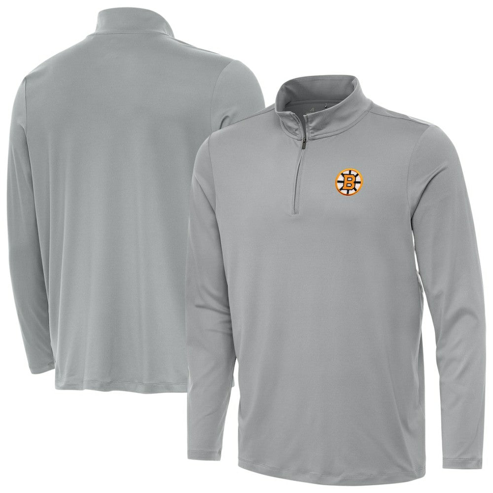 NHL Boston Bruins Antigua Reprocess Quarter-Zip Pullover