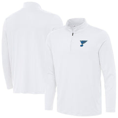 NHL St. Louis Blues Antigua Reprocess Quarter-Zip Pullover