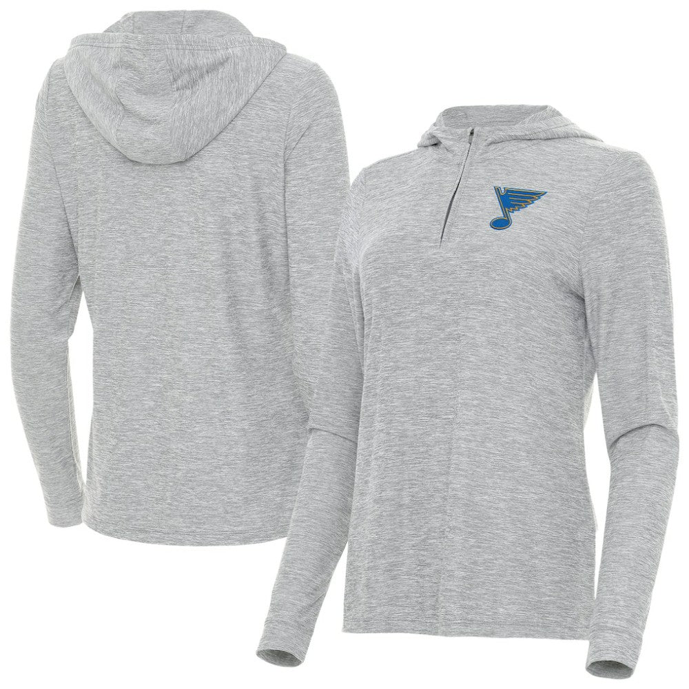 NHL St. Louis Blues Antigua Women's Daybreak Quarter-Zip Hoodie