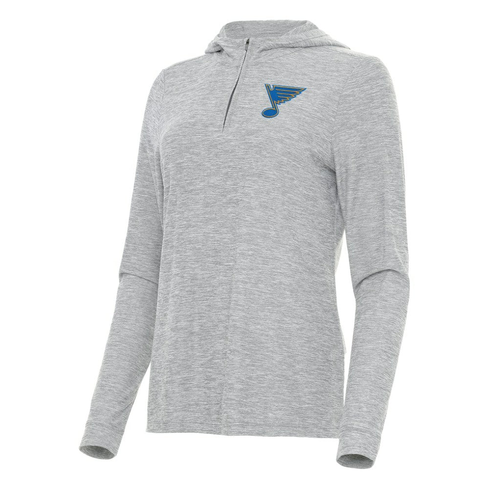 NHL St. Louis Blues Antigua Women's Daybreak Quarter-Zip Hoodie