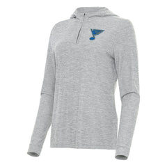 NHL St. Louis Blues Antigua Women's Daybreak Quarter-Zip Hoodie