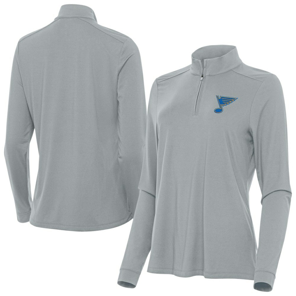 NHL St. Louis Blues Antigua Women's Intent Quarter-Zip Pullover