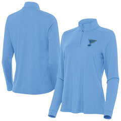 NHL St. Louis Blues Antigua Women's Intent Quarter-Zip Pullover