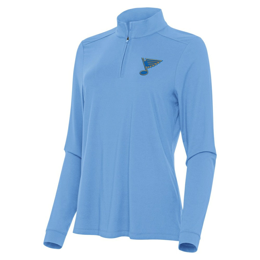 NHL St. Louis Blues Antigua Women's Intent Quarter-Zip Pullover
