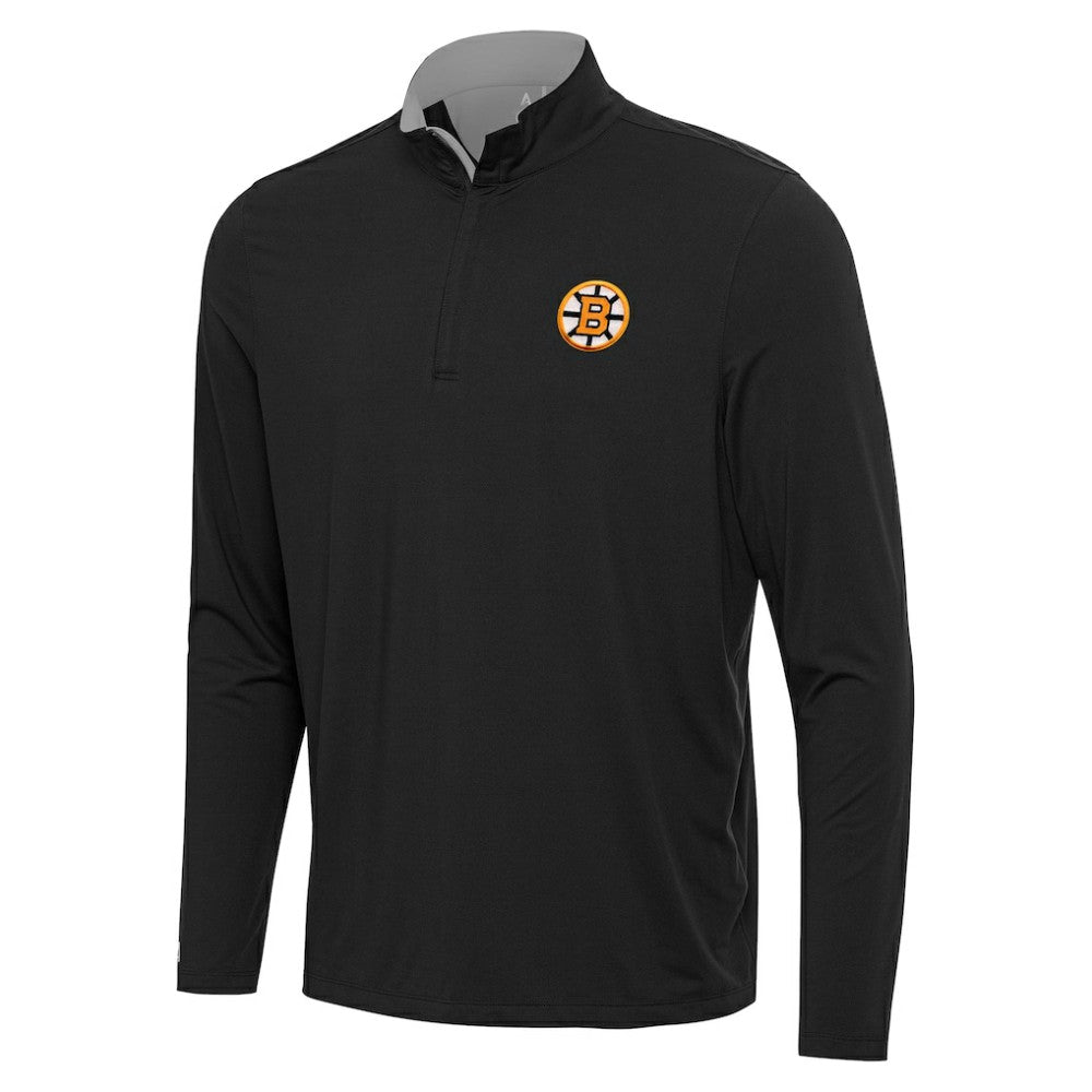 NHL Boston Bruins Antigua Content Quarter-Zip Jacket