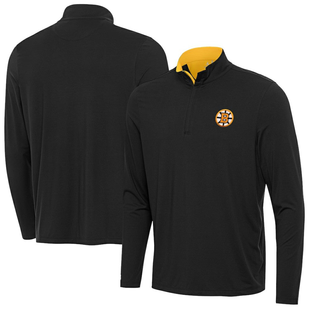 NHL Boston Bruins Antigua Content Quarter-Zip Jacket