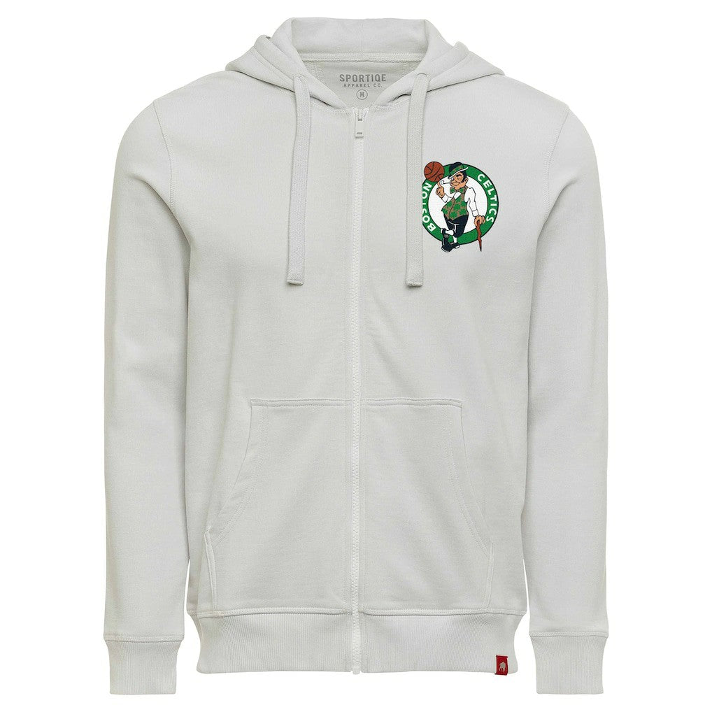 Boston Celtics Sportiqe Buxton Premium Full-Zip Hoodie