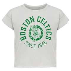 Boston Celtics Sportiqe Women's Cropped Genuine Issue Collection Alana T-Shirt