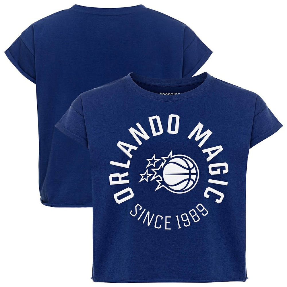 Orlando Magic Sportiqe Women's Cropped Genuine Issue Collection Alana T-Shirt