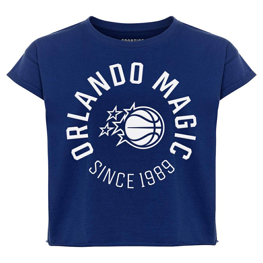 Orlando Magic Sportiqe Women's Cropped Genuine Issue Collection Alana T-Shirt