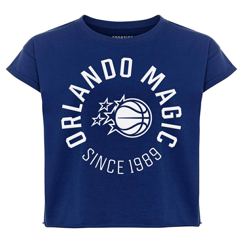 Orlando Magic Sportiqe Women's Cropped Genuine Issue Collection Alana T-Shirt