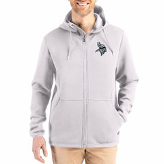 Cutter & Buck Roam Epic Comfort Recycled Full-Zip Hoodie Jacket - Minnesota Vikings Hoodies