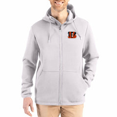 Cutter & Buck Roam Epic Comfort Recycled Full-Zip Hoodie Jacket - Cincinnati Bengals Hoodies