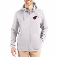 Cutter & Buck Roam Epic Comfort Recycled Full-Zip Hoodie Jacket - Arizona Cardinals Hoodies