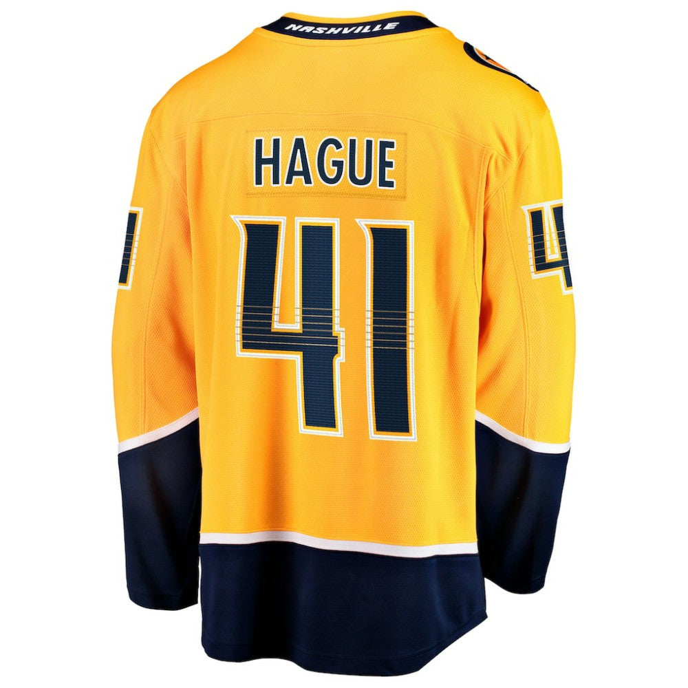 NHL Nicolas Hague Nashville Predators Fanatics Home Breakaway Jersey