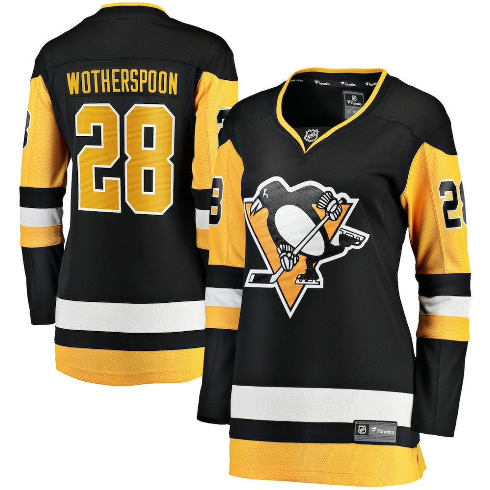 NHL Parker Wotherspoon Pittsburgh Penguins Fanatics Women's Home Breakaway Jersey