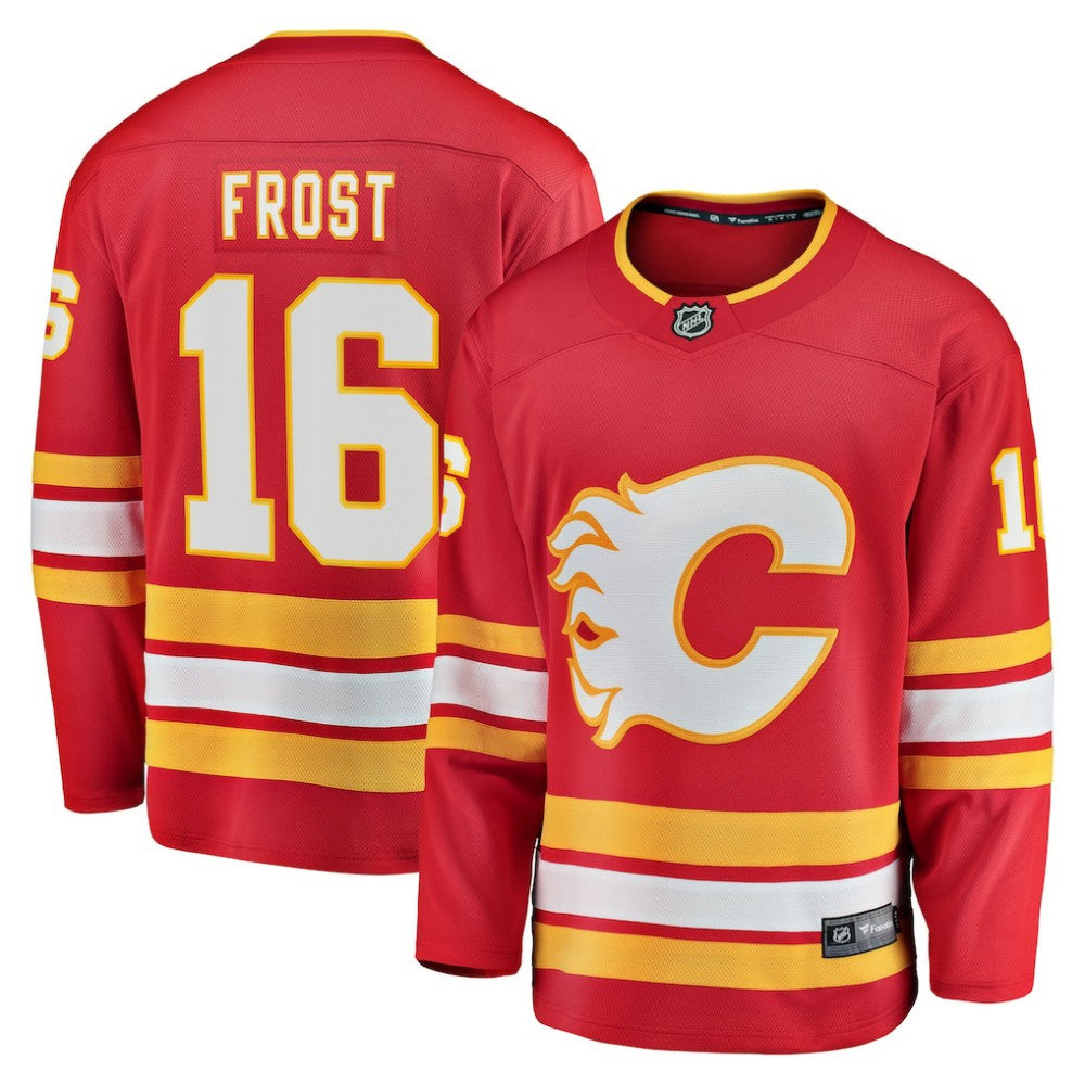 NHL Morgan Frost Calgary Flames Fanatics Home Breakaway Jersey