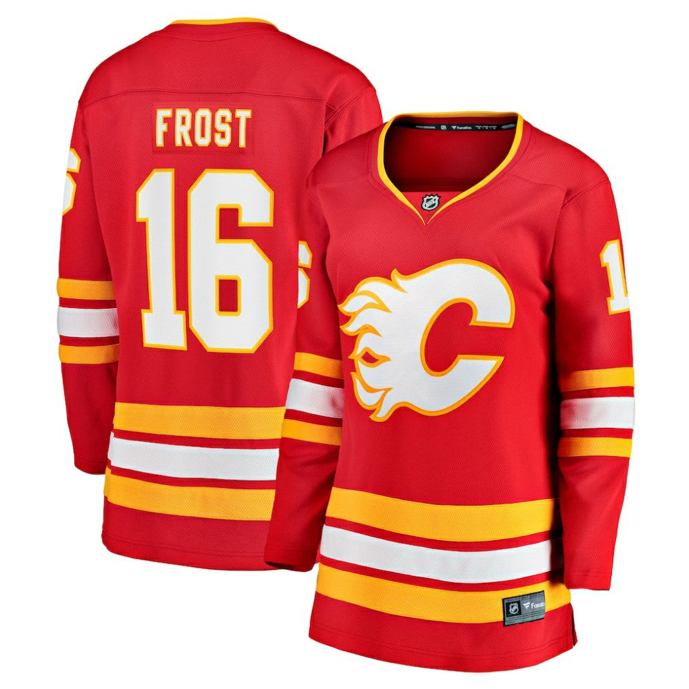 NHL Morgan Frost Calgary Flames Fanatics Women's Home Breakaway Jersey