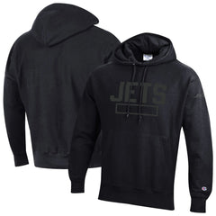 Tonal Reverse Weave Fleece Hoodie - New York Jets Hoodies