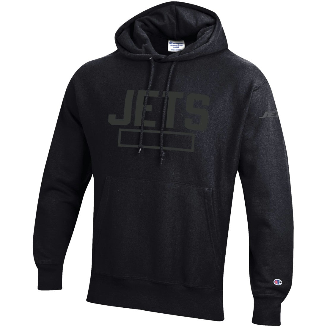 Tonal Reverse Weave Fleece Hoodie - New York Jets Hoodies
