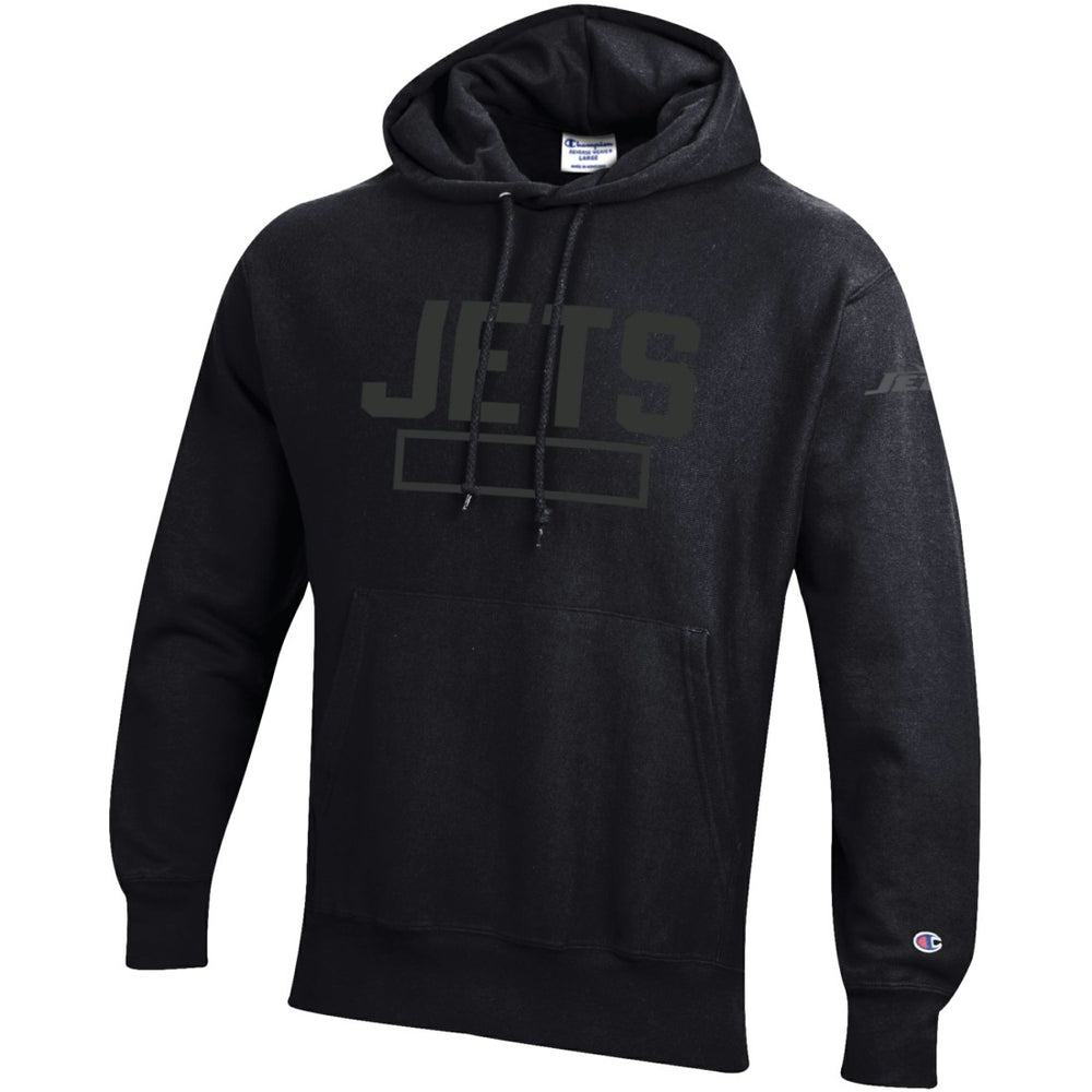 Tonal Reverse Weave Fleece Hoodie - New York Jets Hoodies
