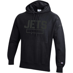Tonal Reverse Weave Fleece Hoodie - New York Jets Hoodies