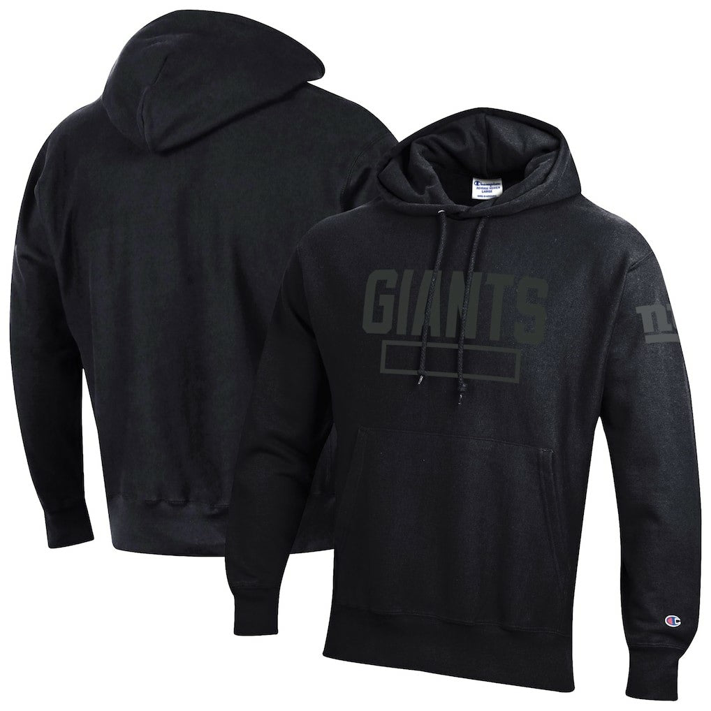Tonal Reverse Weave Fleece Hoodie - New York Giants Hoodies