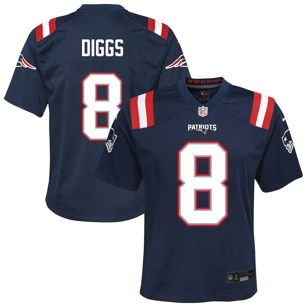 Stefon Diggs  Youth Team Game Jersey - New England Patriots Jerseys