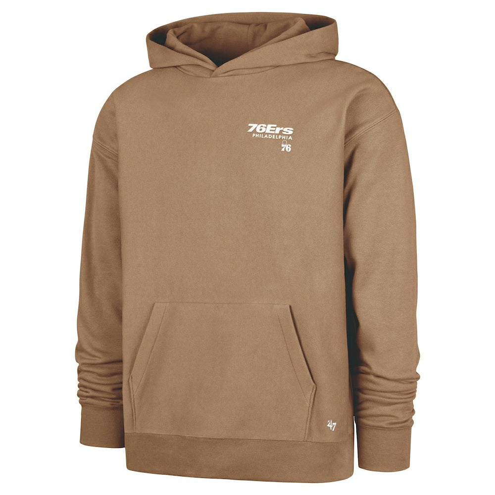 47 brand Philadelphia 76ers '47 Triple Double Foundation Premium Hoodie Sweatshirt