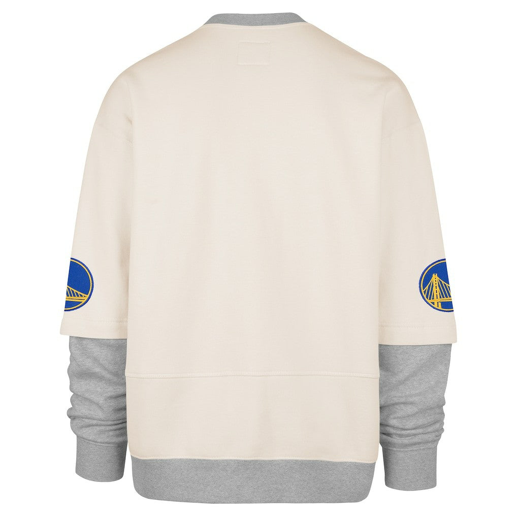 47 brand Golden State Warriors '47 Crossover Collection Trifecta Double Layered Fleece Sweatshirt sale