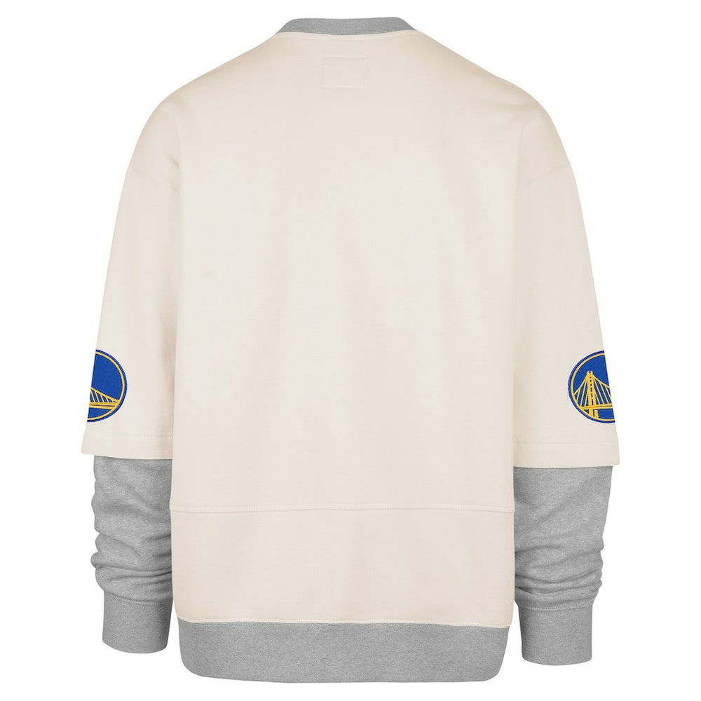 47 brand Golden State Warriors '47 Crossover Collection Trifecta Double Layered Fleece Sweatshirt sale