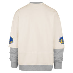 47 brand Golden State Warriors '47 Crossover Collection Trifecta Double Layered Fleece Sweatshirt sale