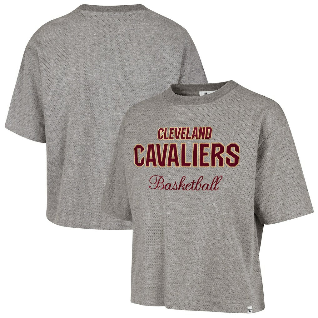 47 brand Cleveland Cavaliers '47 Women's Pivot Drop Needle Cropped T-Shirt sale
