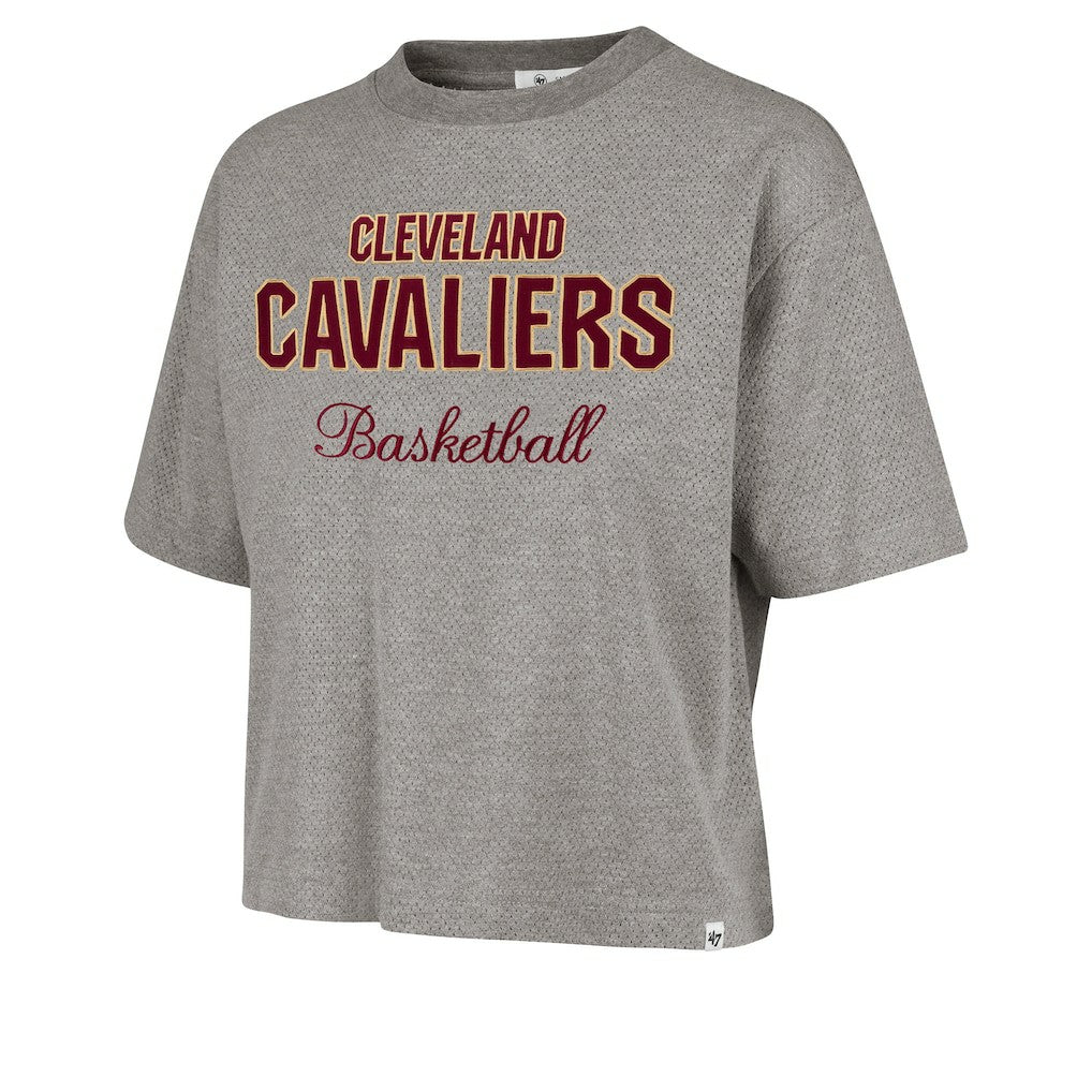 47 brand Cleveland Cavaliers '47 Women's Pivot Drop Needle Cropped T-Shirt sale