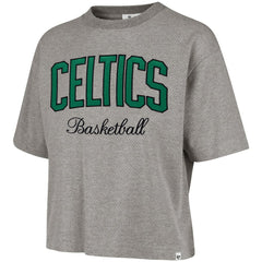 47 brand Boston Celtics '47 Women's Pivot Drop Needle Cropped T-Shirt