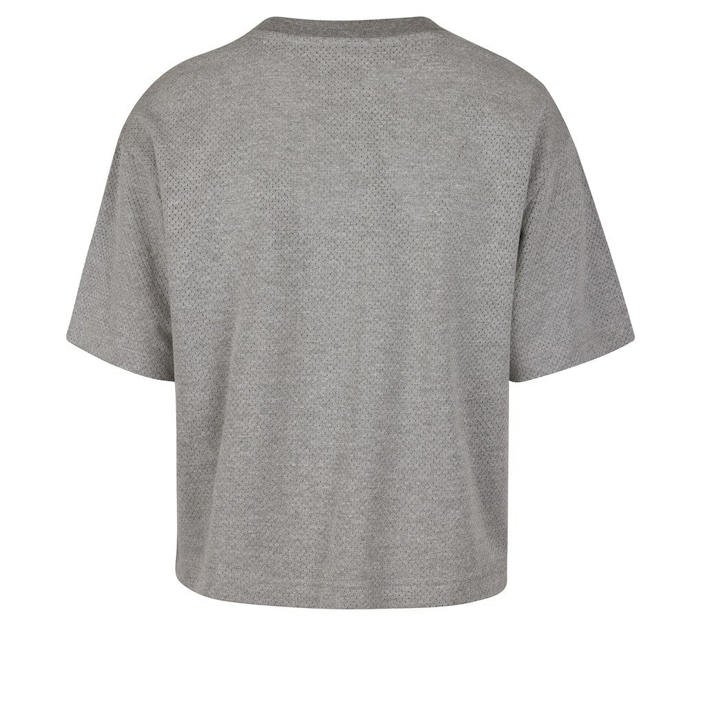 47 brand New York Knicks '47 Women's Pivot Drop Needle Cropped T-Shirt