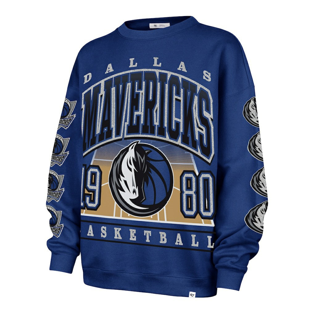 47 brand Dallas Mavericks '47 Women's Go Big Oversized Sweatshirt sale