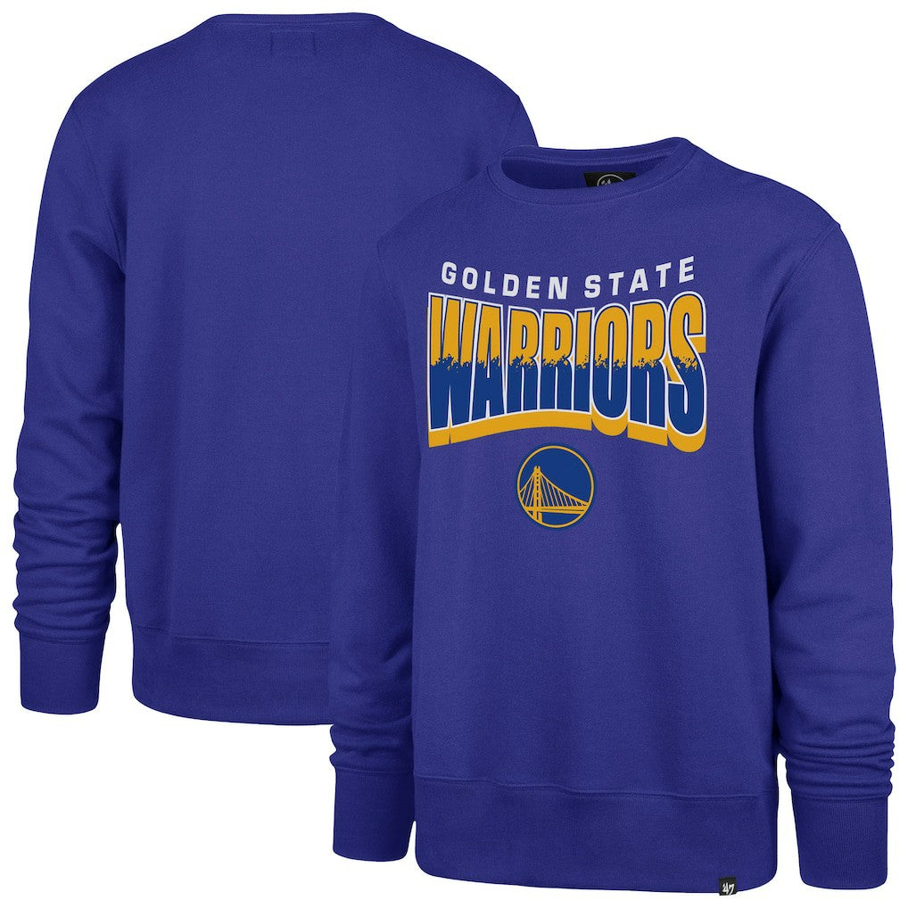 47 brand Golden State Warriors '47 Unisex Brush By Headline Crewneck Sweatshirt sale