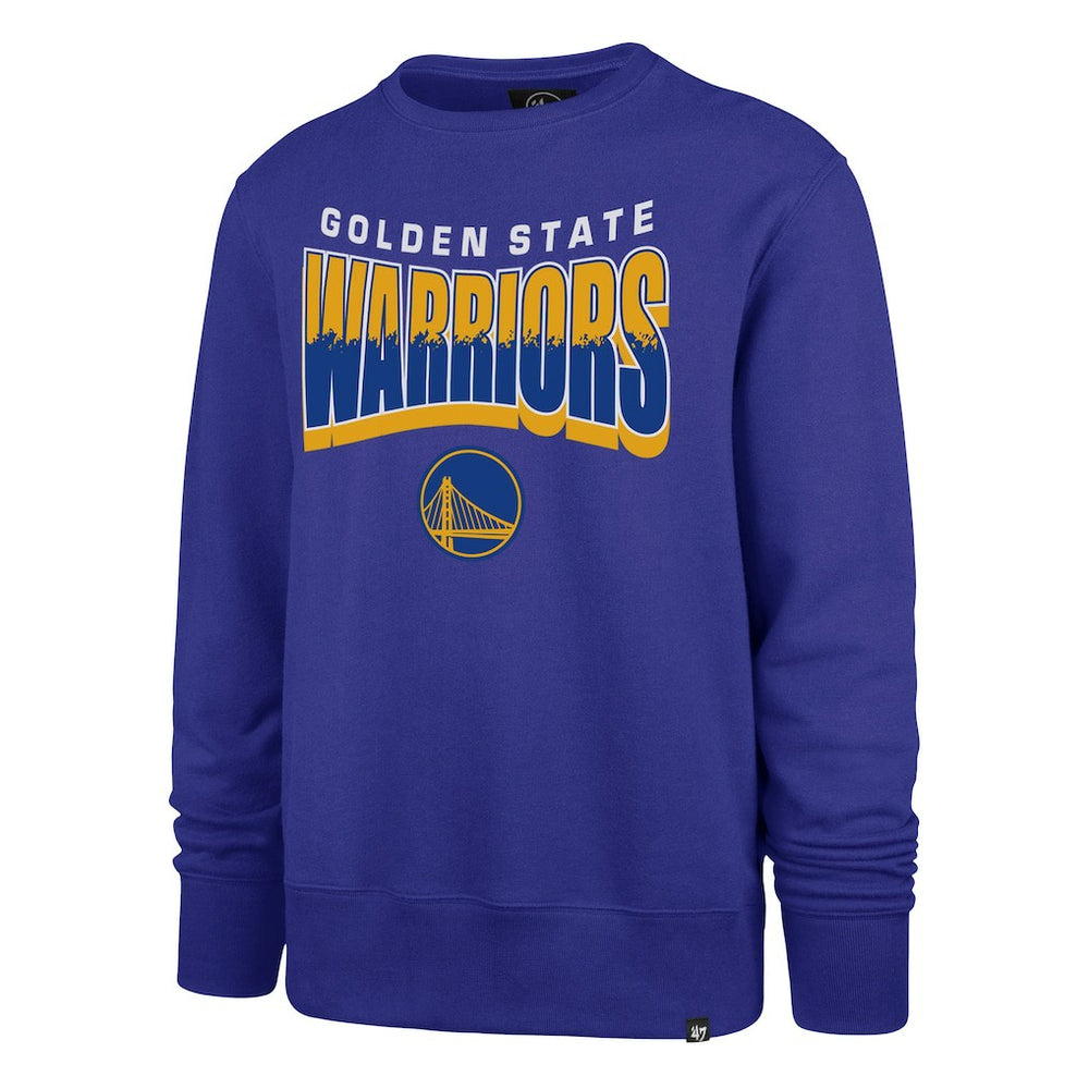 47 brand Golden State Warriors '47 Unisex Brush By Headline Crewneck Sweatshirt sale