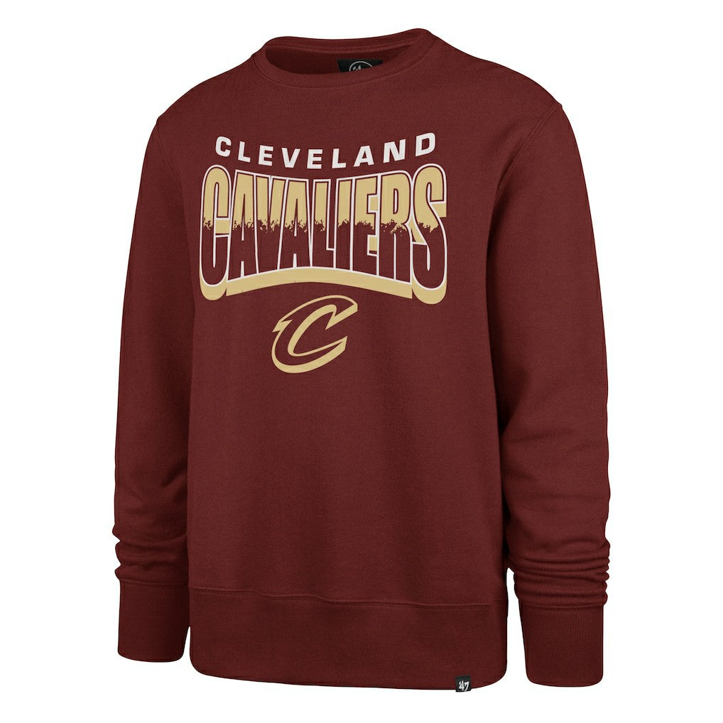 47 brand Cleveland Cavaliers '47 Unisex Brush By Headline Crewneck Sweatshirt sale