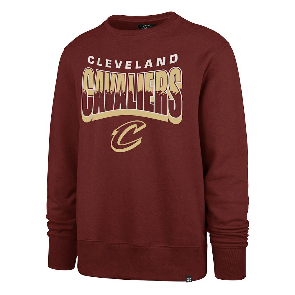 47 brand Cleveland Cavaliers '47 Unisex Brush By Headline Crewneck Sweatshirt sale