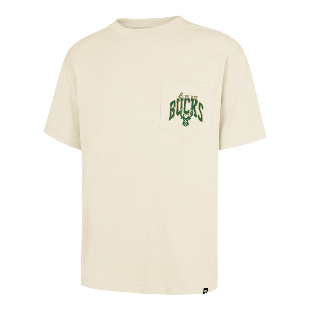 47 brand Milwaukee Bucks '47 Unisex Crossover Collection Foundation Pocket T-Shirt