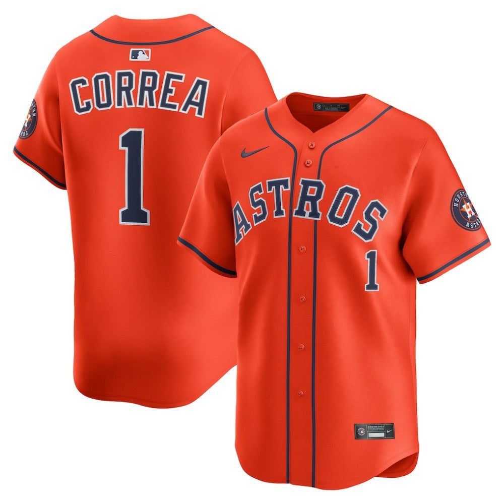 Orange Carlos Correa Houston Astros Nike Alternate Limited Player Jersey