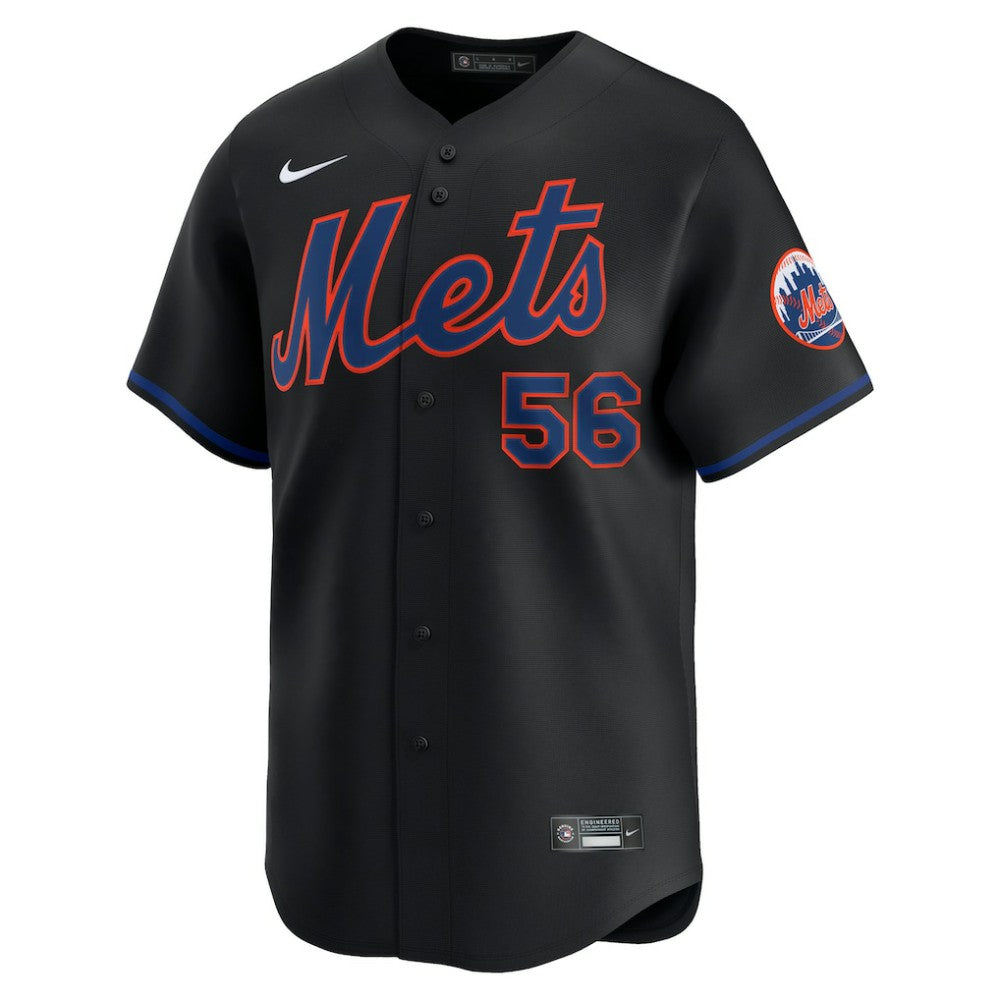 Black Ryan Helsley New York Mets Nike Alternate Limited Player Jersey